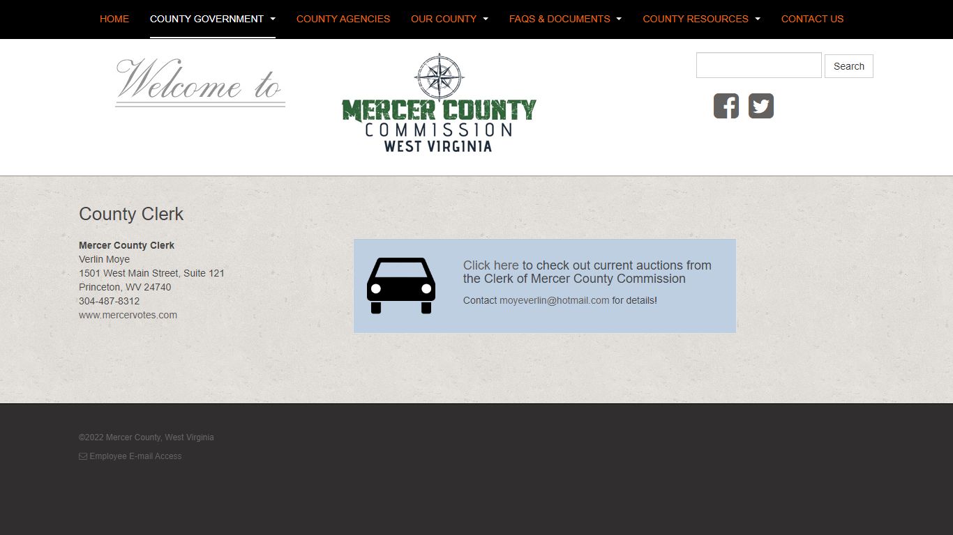 County Clerk - Mercer County